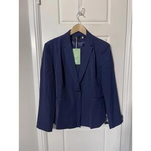 Women’s Dress Suit Size LG Navy Blue 2 Pieces W231